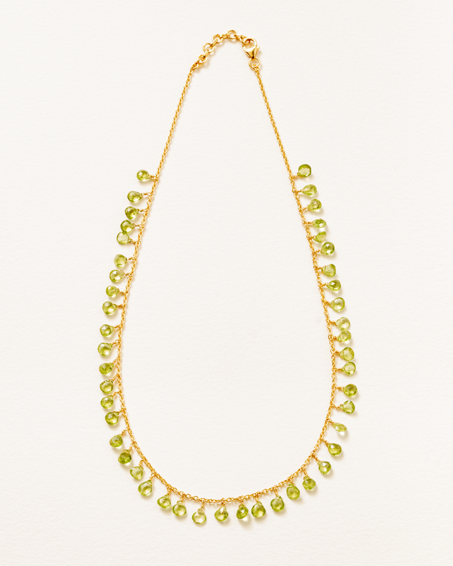 Vera necklace with peridot