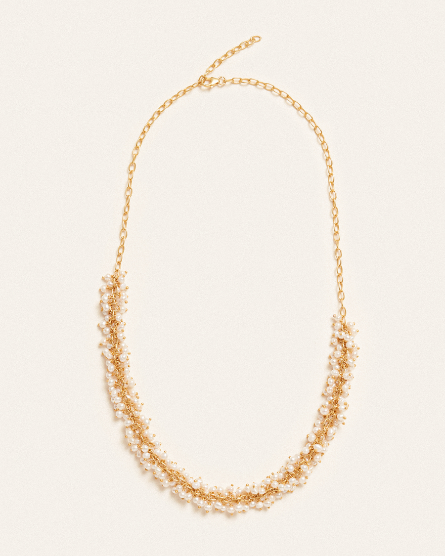 Lena statement pearl necklace