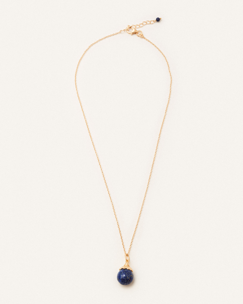 Belle pendant with lapis