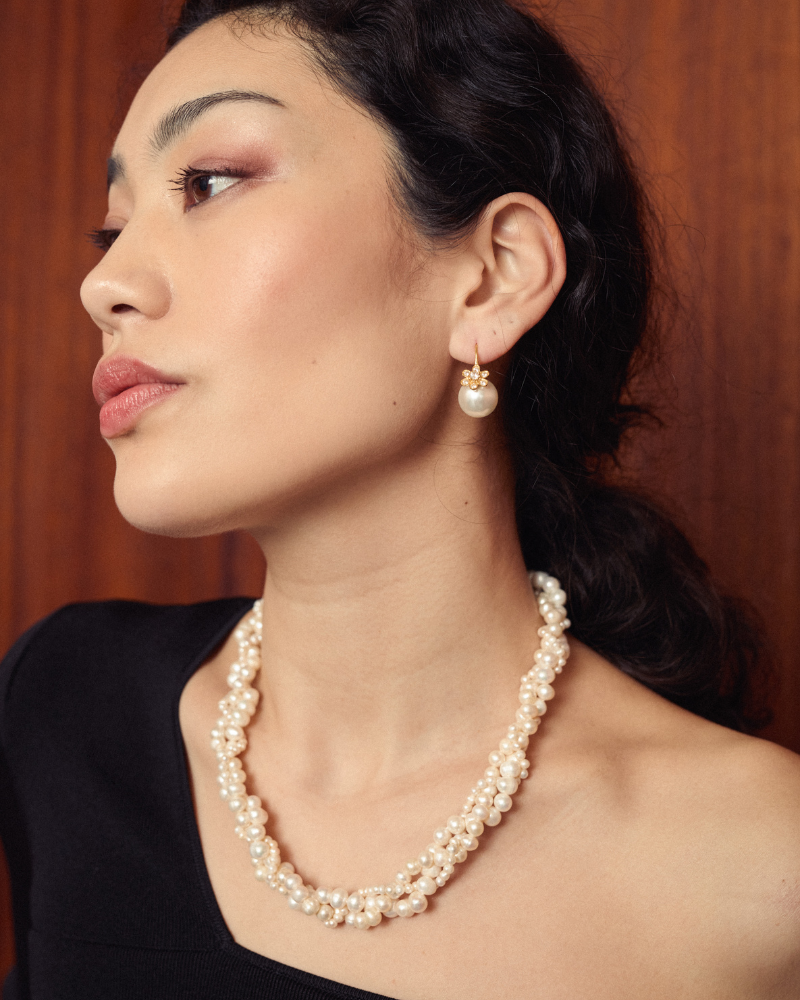 Anais statement pearl necklace