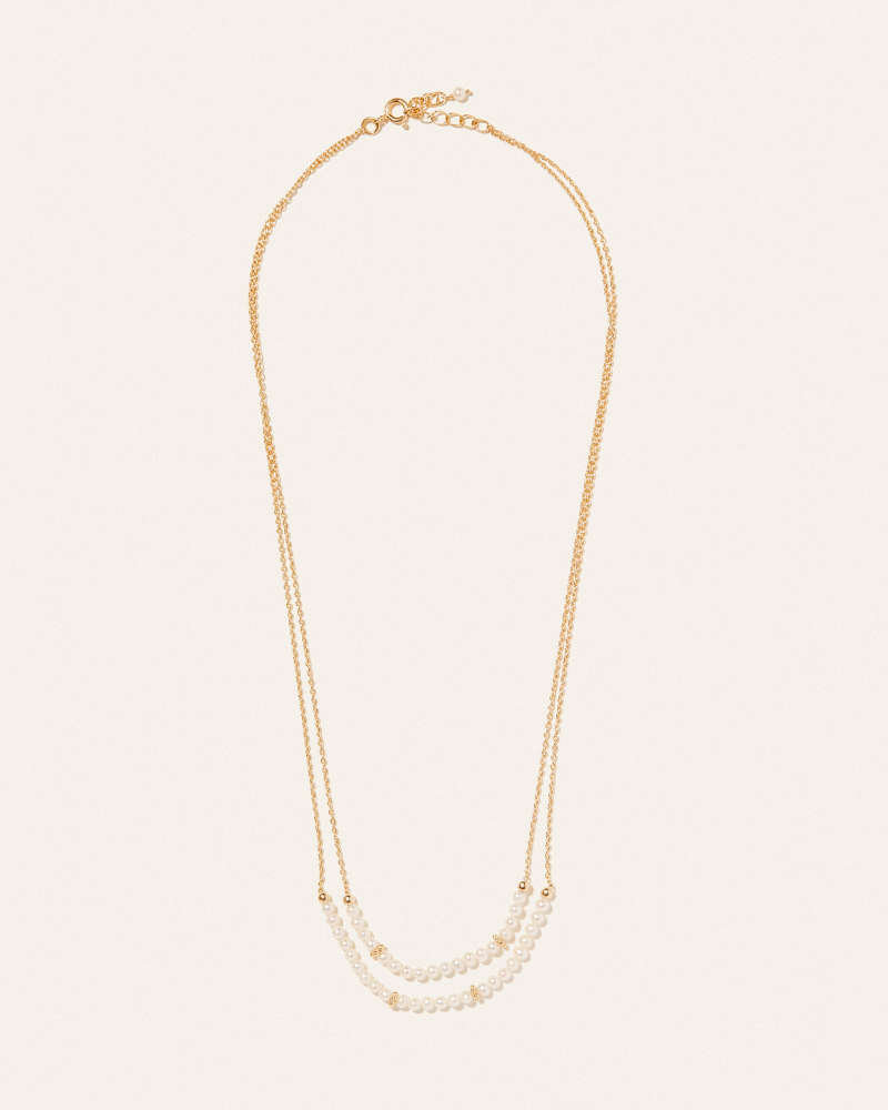 Firle necklace with pearls