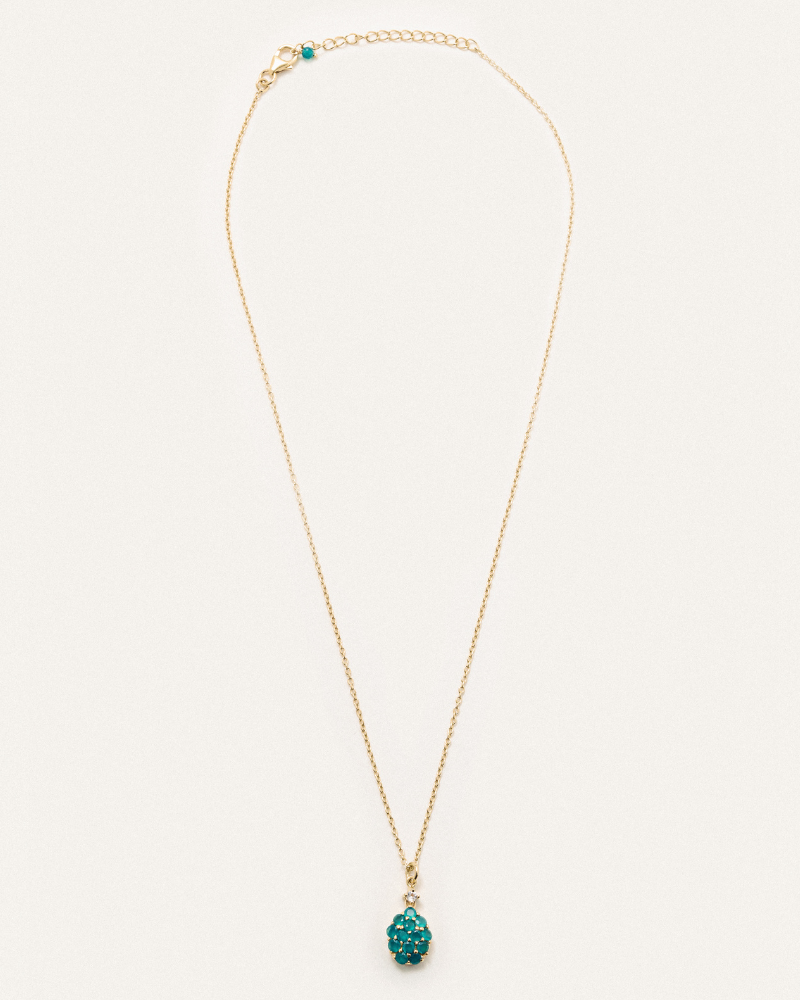 Avery pendant green onyx topaz