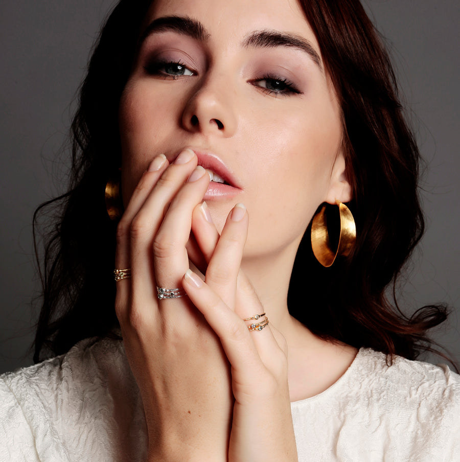 Matte curve hoops