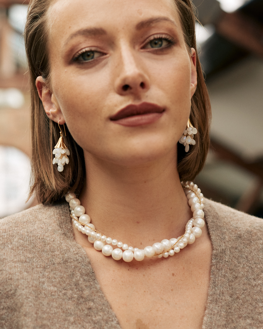 Mae statement pearl necklace